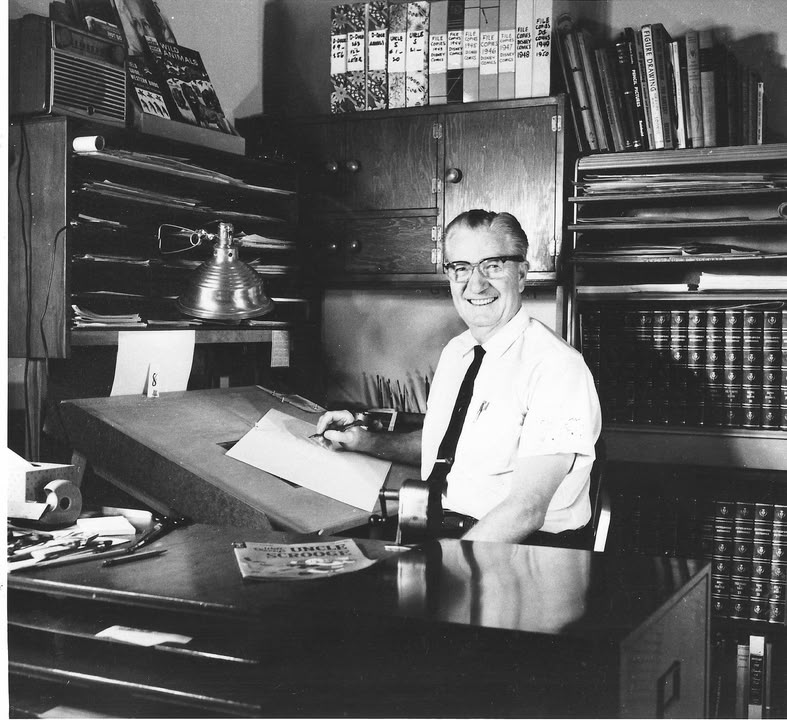 Carl Barks, 1960er Jahre 
© Walt Disney Company / Courtesy Sammlung Reichelt und Brockmann