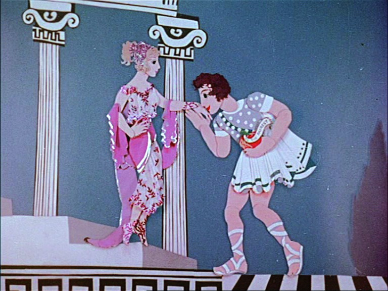 Lotte Reiniger: Helen la Belle. Szenenfoto von der DVD „Helen la Belle“ des Stadtmuseums Tübingen. Bild: Stadtmuseum Tübingen