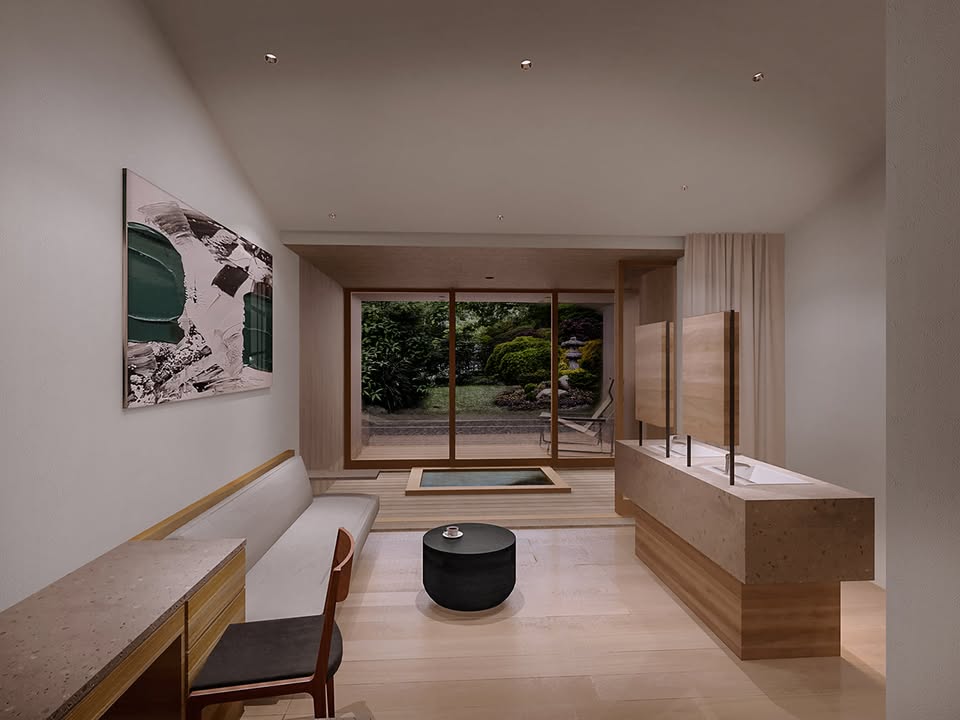 ROKA-Hotel, Naoshima, Blick in die Natur. Foto: ©ROKA NAOSHIMA