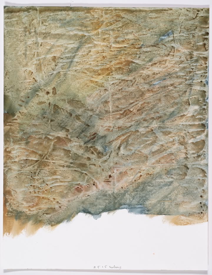 Dietrich Helms, Aquarell hochkant, 2015, Foto: Herling/Herling/Werner, Sprengel Museum Hannover; © VG Bild-Kunst, Bonn 2024