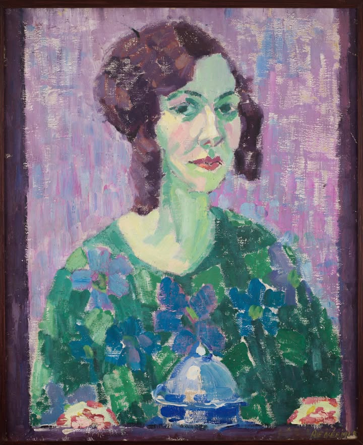 Emmy E. Scheyer, Selbstportrait, 1915. Klaus G. Kohn, Braunschweig