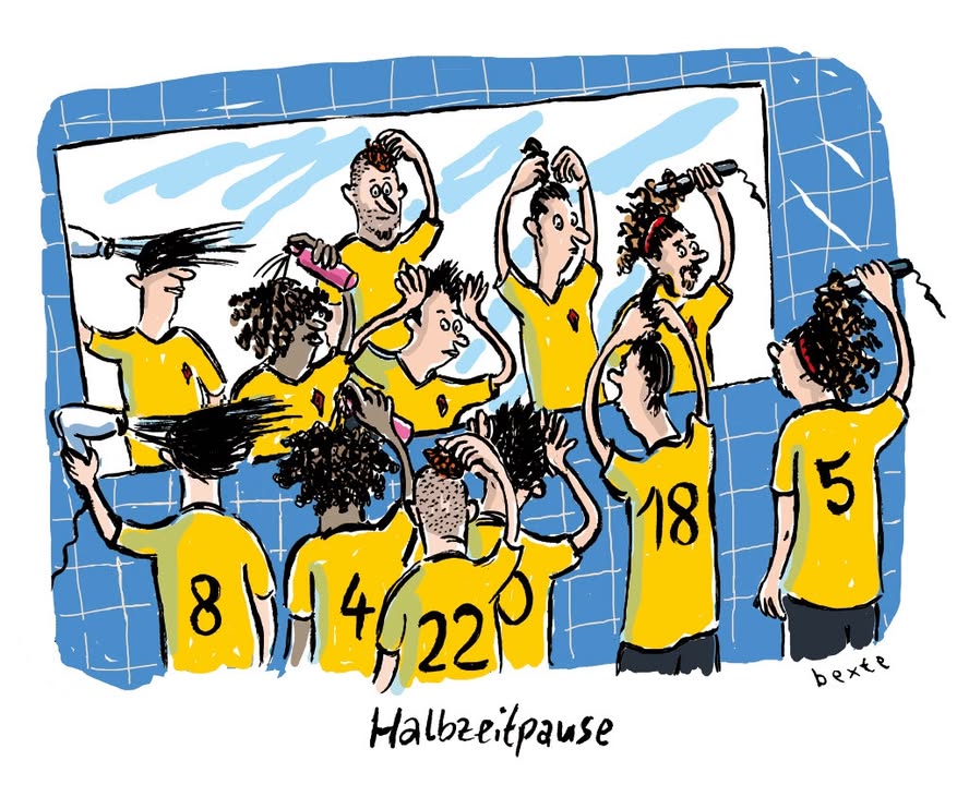 Bettina Bexte: Halbzeitpause. © Bettina Bexte