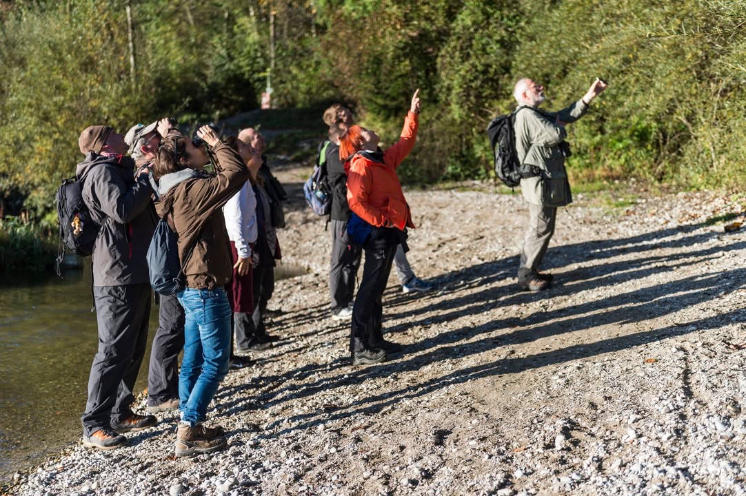 Sommer Volkshochschule der Münchner Volkshochschule: Kurs Wildnis an der Isar. Foto: © MVHS, Daniel Reiter